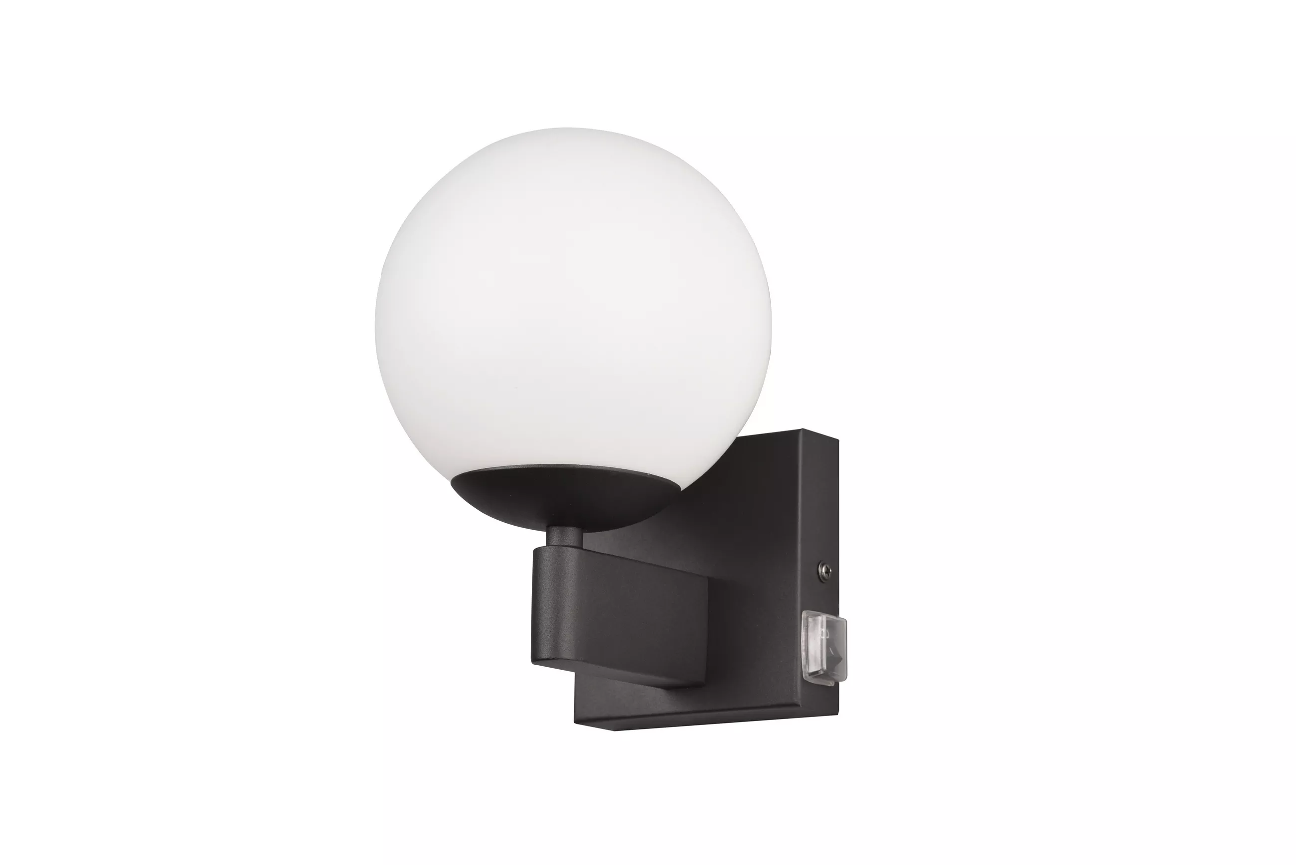 Trio Leuchten Trio Lighting Bathroom Wall Light Kula 14/20 cm, White, Black