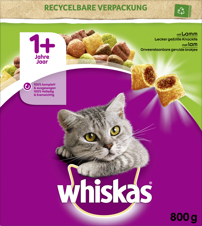 Whiskas Dry food 1+ with lamb