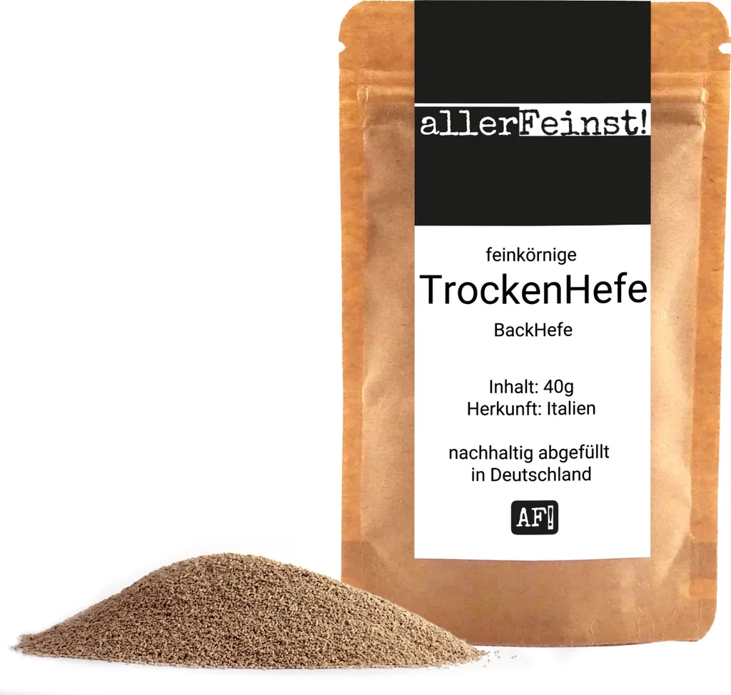 the finest! Dry yeast - fine-grained premium dry yeast / baker's yeast for e.g. ciabatta, pizza dough, cakes, pastries, and much more - 40g