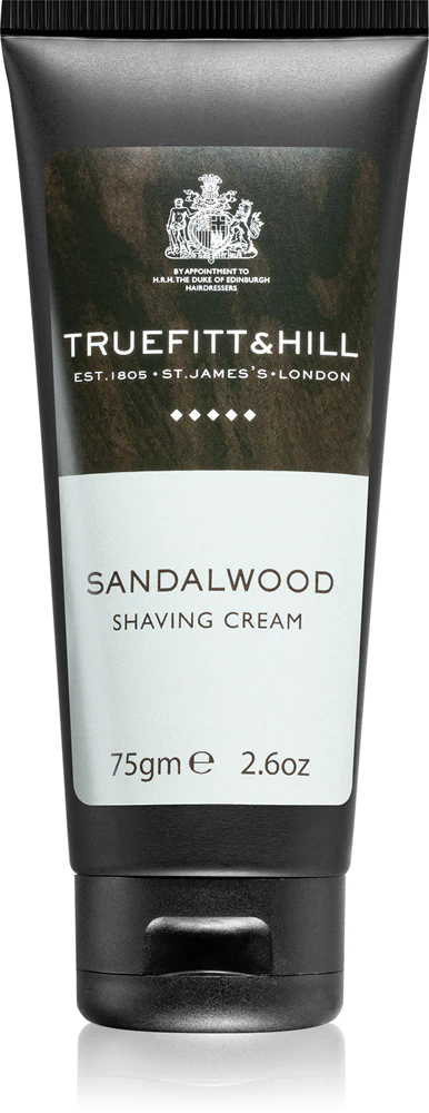 Truefitt & Hill Sandalwood shaving cream in a tube