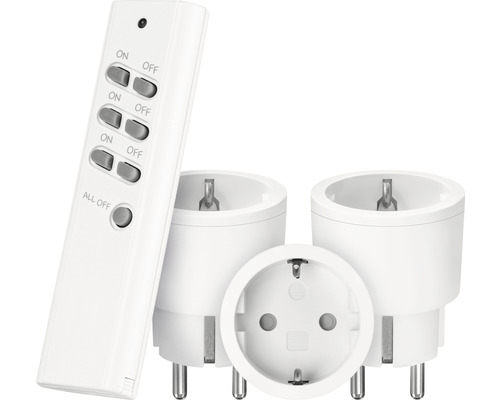TRUST Smarthome (TSH) Trust Smart APC3-2300R wireless switch set 3 pieces + remote control white