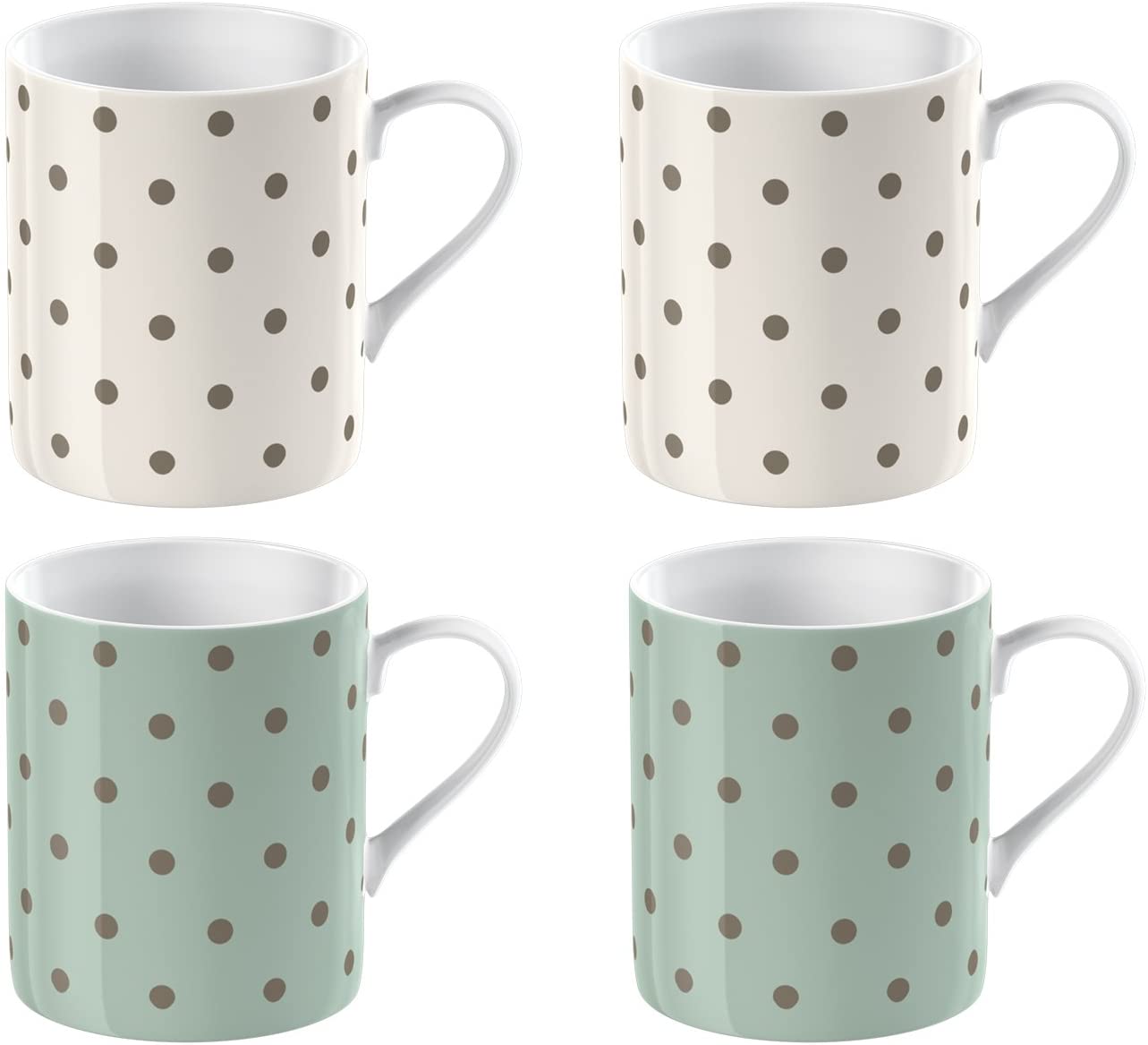 CREATIVE TOPS Katie Alice Cottage Flower 4 Piece Espresso Cup Set 60ml (2 fl oz)