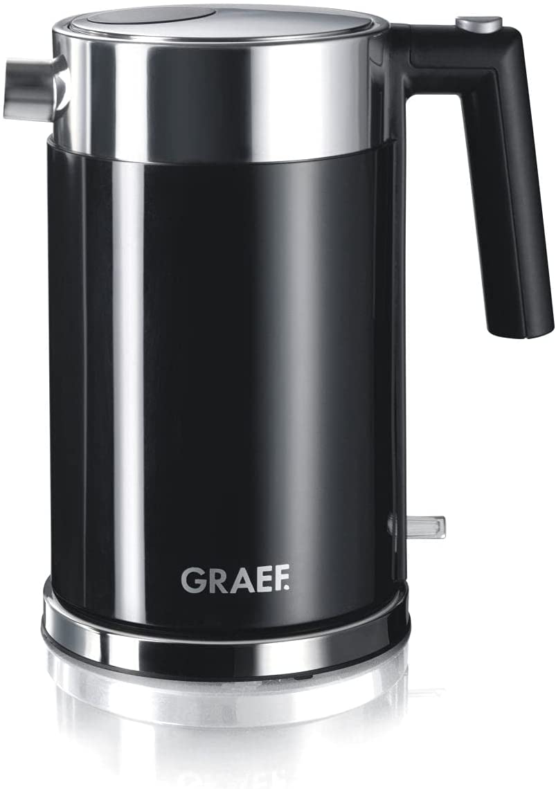 Graef 1.5 Litre Acrylic Kettle, Black