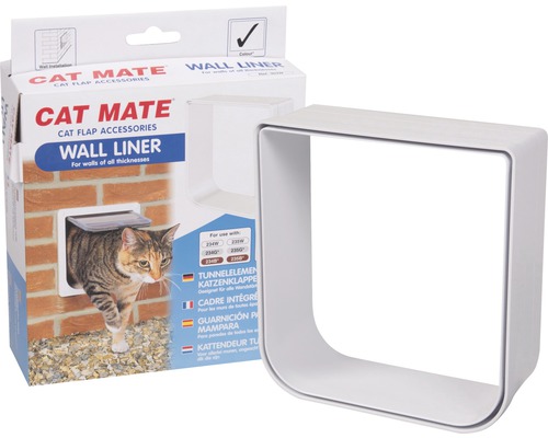 Tunnel extension cat flap CAT MATE for 234 and 235 white
