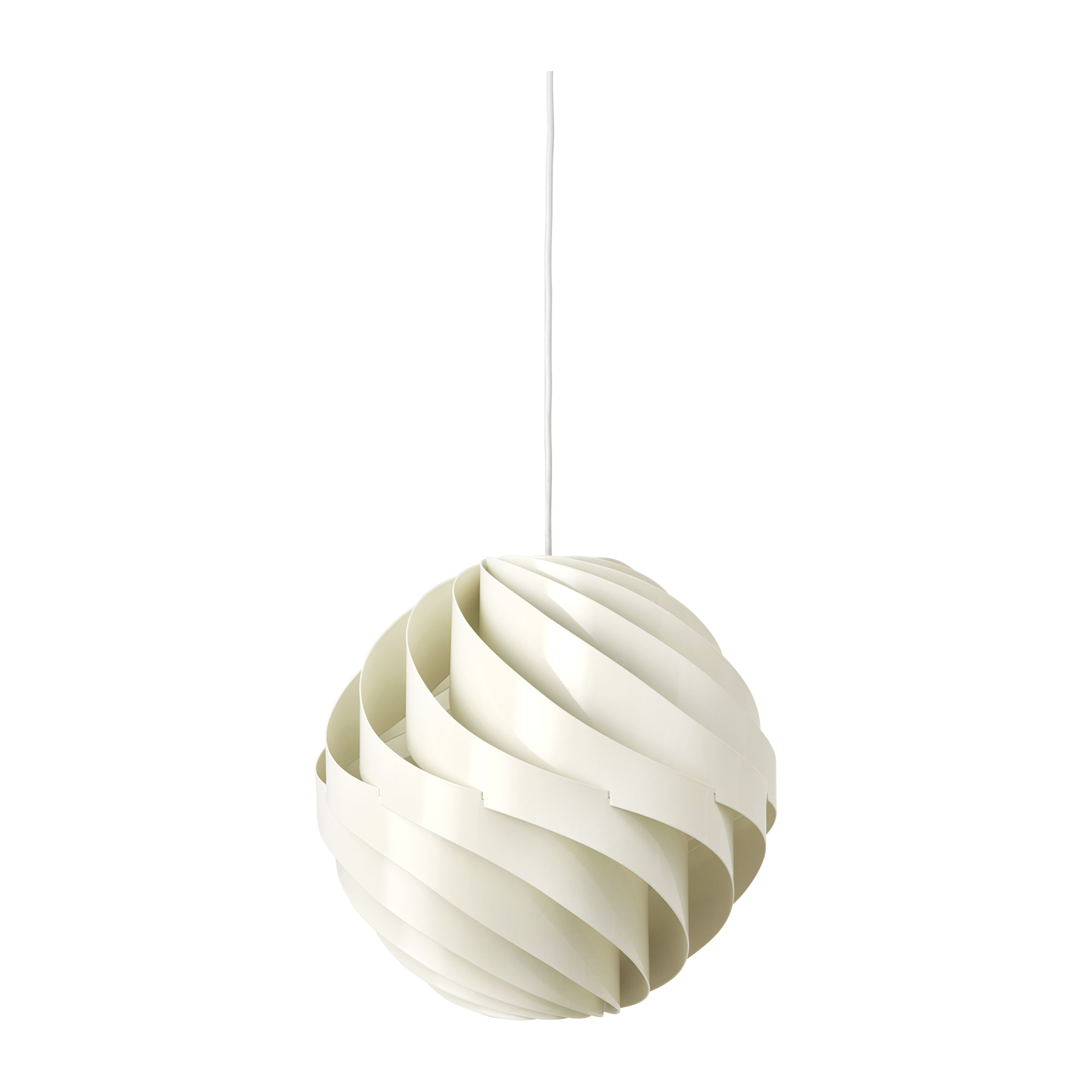 gubi Turbo Ceiling Light Polished Ø36 cm, Alabaster White