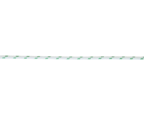 Mamutec Turbo linen polyester Ø 12 mm white-green sold by the meter