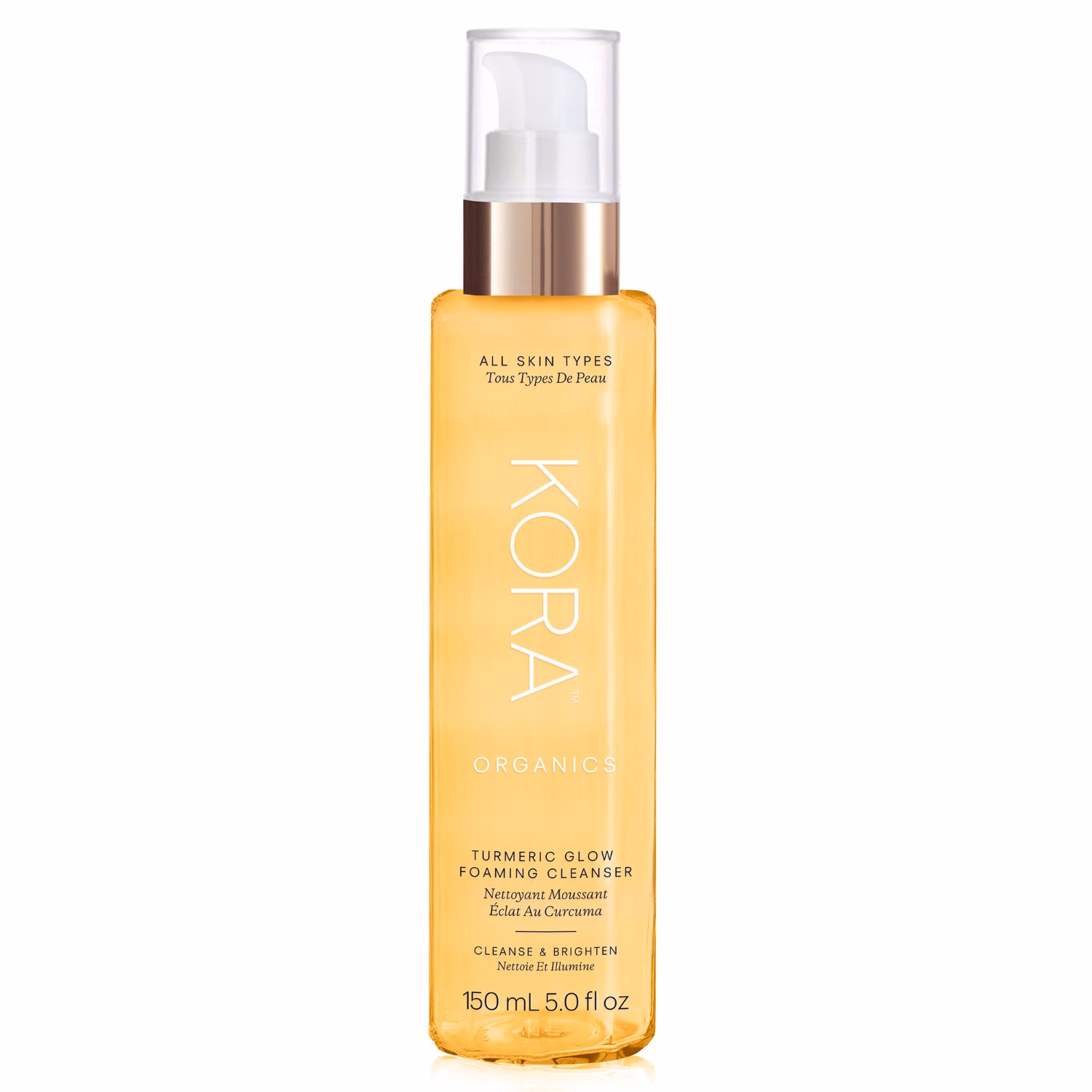 KORA Organics Turmeric Glow Foaming Cleanser