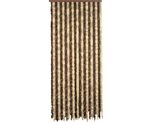 Conacord Door curtain fleece brown-beige 60x180 cm