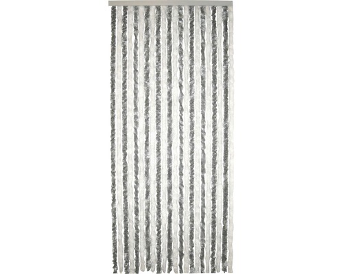 Conacord Door curtain fleece silver-white 90x200 cm
