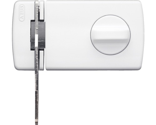 Abus auxiliary door lock with locking bar 2130 W white