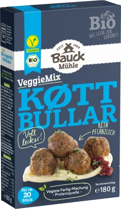 Bauckhof Finished mix, Veggiemix Köttbullar, 180 g