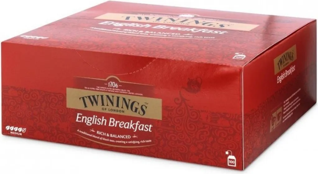 Twinings English Breakfast 100er, 200 gm