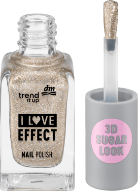 trend !t up Nailack Effect 030 Gold Glitter, 8 ml