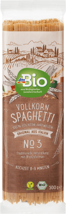 dmBio Spaghetti Vollkorn, 500 g