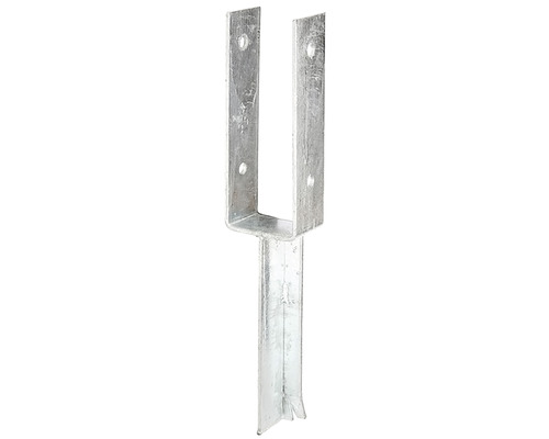 Kaiserthal U-post support with concrete anchor 71 x 200 x 200 mm, hot-dip galvanized, 1 piece