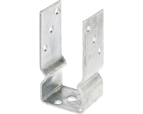 Kaiserthal U-post carrier e.g. Screw on 71 x 150 mm, hot-dip galvanized, 1 piece