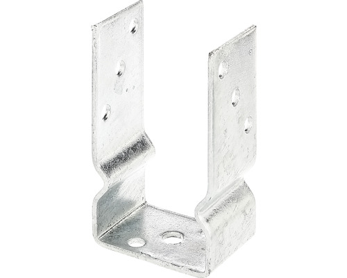 Kaiserthal U-post carrier e.g. Screw on 81 x 150 mm, hot-dip galvanized, 1 piece