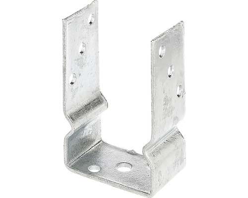 Kaiserthal U-post carrier e.g. Screw on 91 x 150 mm, hot-dip galvanized, 1 piece
