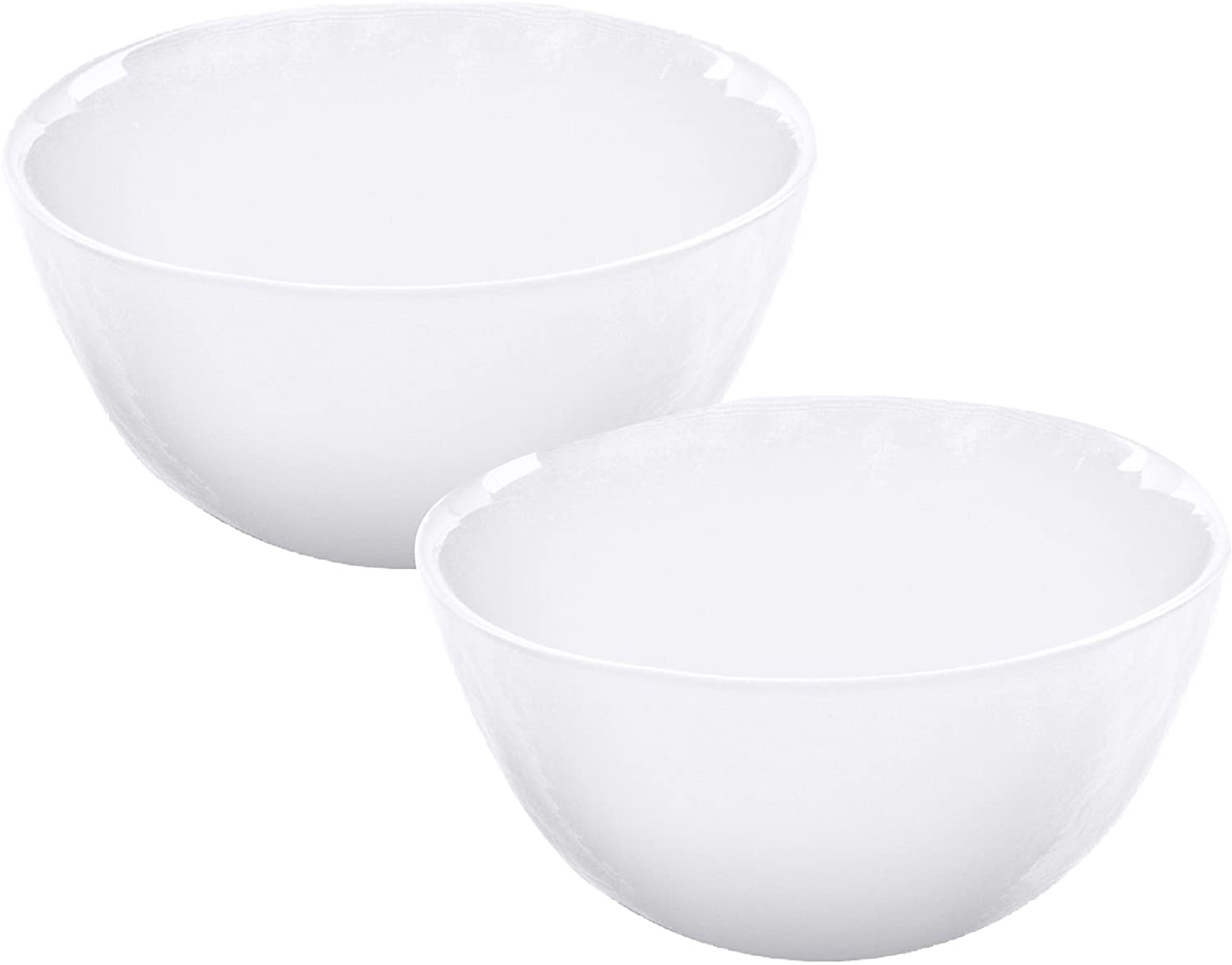 Bohemia Cristal Play of Colors 093 012 001 Set of 2 Bowls Diameter 145 mm Soda-lime Glass 7.6 x 14.5 x 7.6 cm