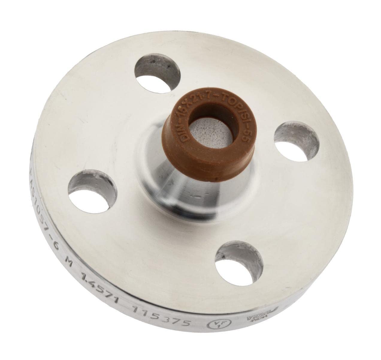 ToolNerds Preweld Flange DN250/PN16, DIN 2633, 273.0 mm Pipe Connection, Stainless Steel (1.4571)