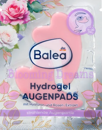 Balea Heart-shaped hydrogel eye pads, 2 pieces