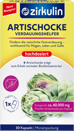 Zirkulin High-dose artichoke capsules, 30 pcs