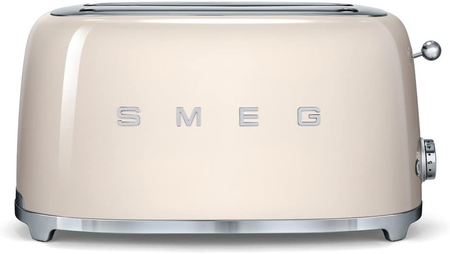 Smeg TSF02CREU 4 Slice Toaster Cream