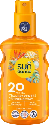 SUNDANCE Sun spray transparent SPF 20, 200 ml