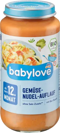 babylove Menu vegetables pasta casserole from the 12 month, 250 g