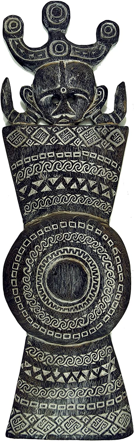 Guru-Shop Guru Shop Osttimor Mask Masks Beautiful 87X25X3 cm Wooden Mask Carved
