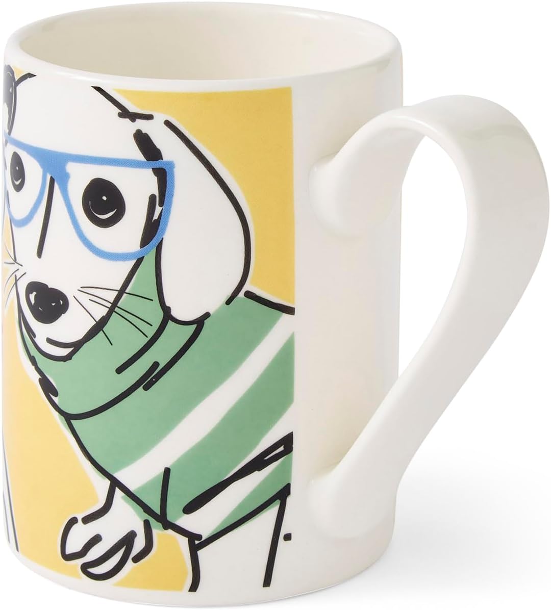 Portmeirion Home & Gifts Merion Mug Light Yellow Dog