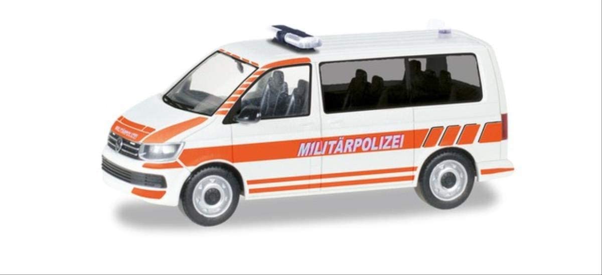 Herpa Vw T6 Bus "Combat forces Police Switzerland" In Miniature For Crafts Collecting 