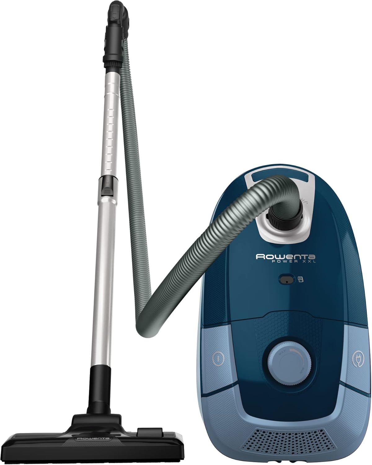 Rowenta Power XXL RO3143EA Vacuum Cleaner with Bag with Parquet Nozzle, Low Energy Consumption, Motor up to 900 W, 4.5 L Capacity, 12 m Operating Radius, 99 Percent Filtration