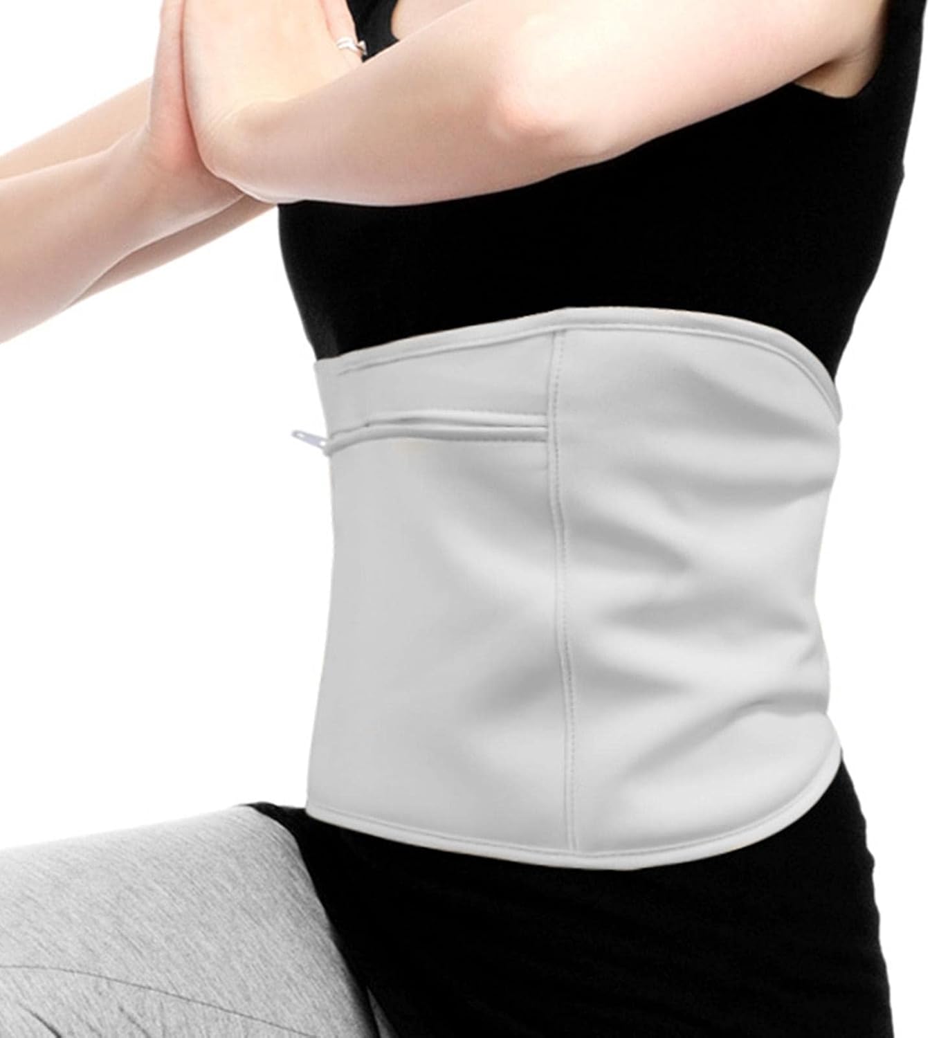 Stronrive Castor Oil Compress - Castor Oil Belly Pack | Wrap Anti Oil Leak with Adjustable Strap, Clean and Reusable for the Belly
