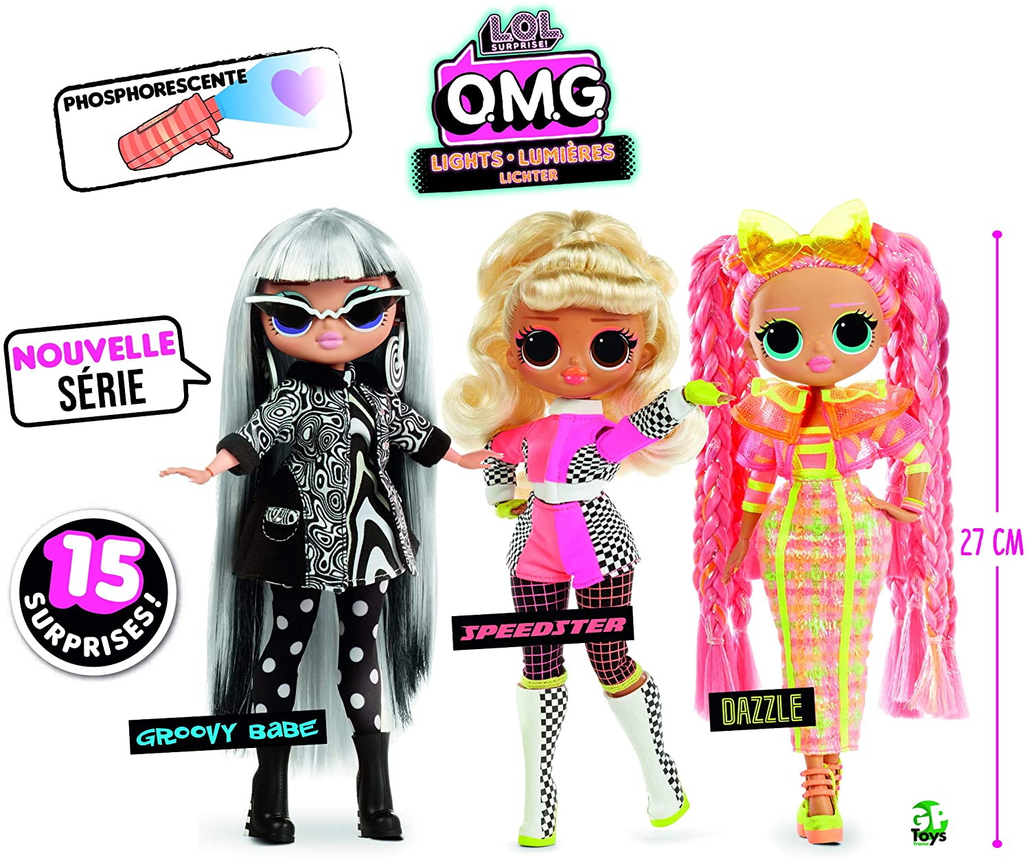 MGA L.O.L Surprise - OMG Muñecas Fashion Lights (Giochi Preziosi LLUA7000)