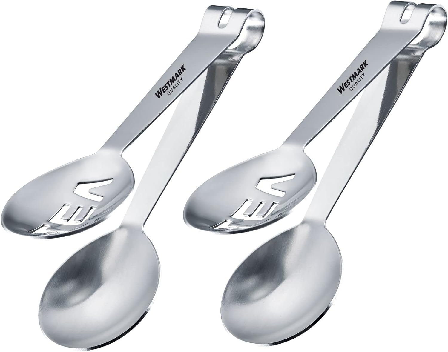 Westmark Teatime 158422E3 Set of 2 Tea Bag Tongs / Press / Mini Squeezer Length 12 cm Stainless Steel