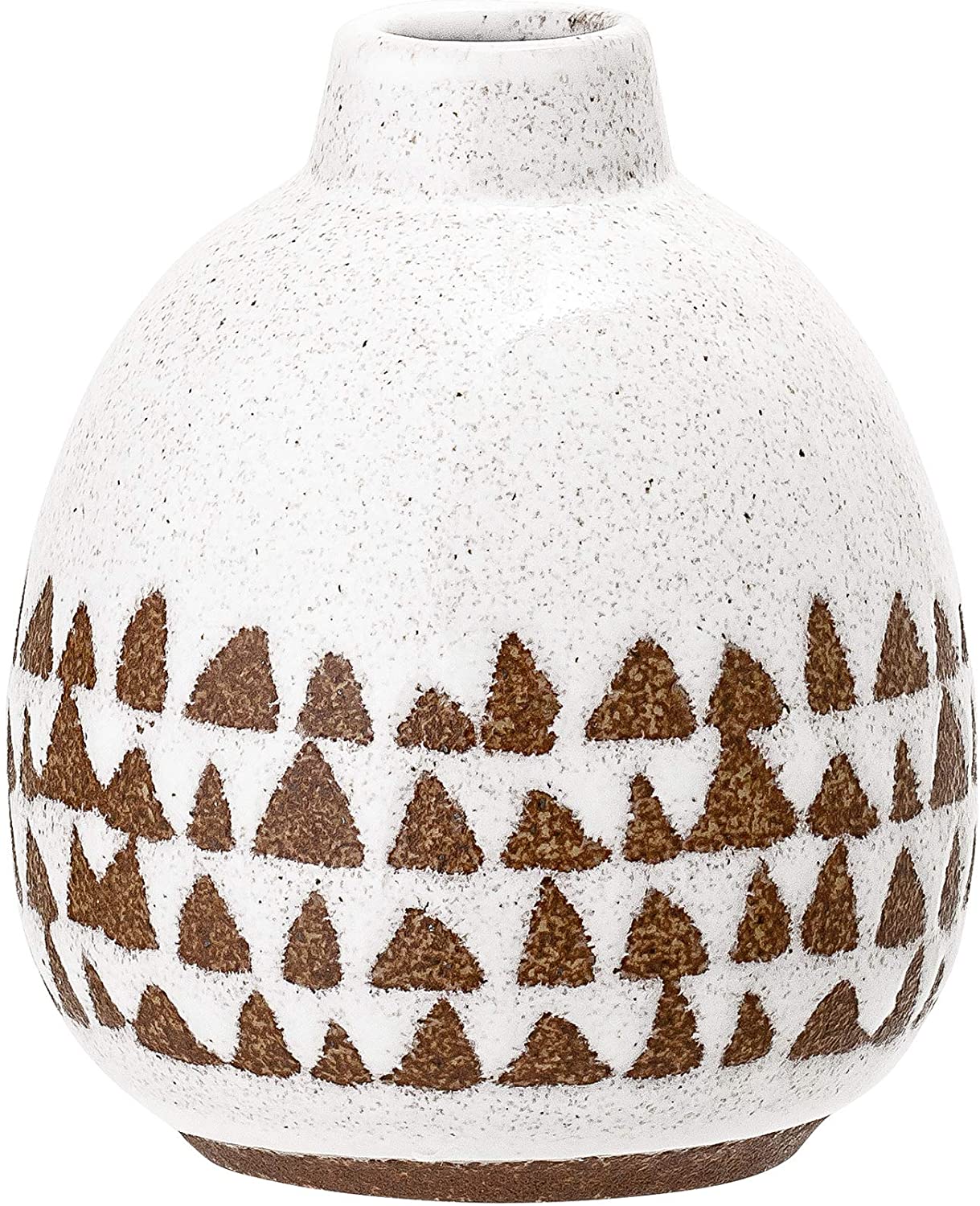 Bloomingville Vase White Earthenware 8.5 x 10 cm, White