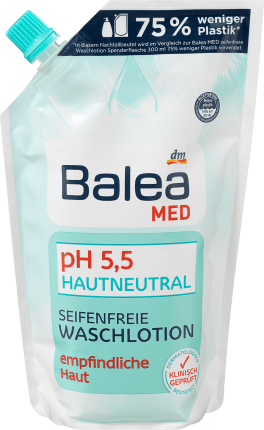Balea MED Soap -free wash lotion, skin -neutral, refill pack, 500 ml