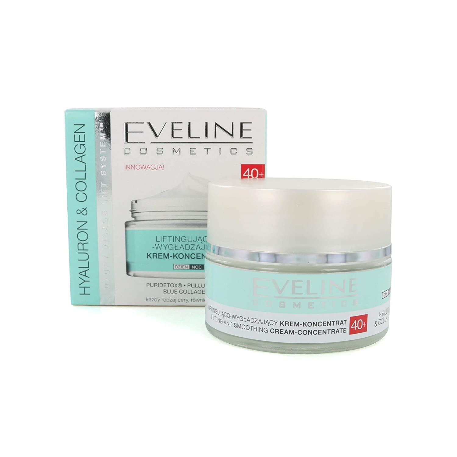 Eveline Cosmetics cosmetics EVELINE Hyaluron & Collagen Lifting Day and Night Cream Concentrate 40+, 50 ml
