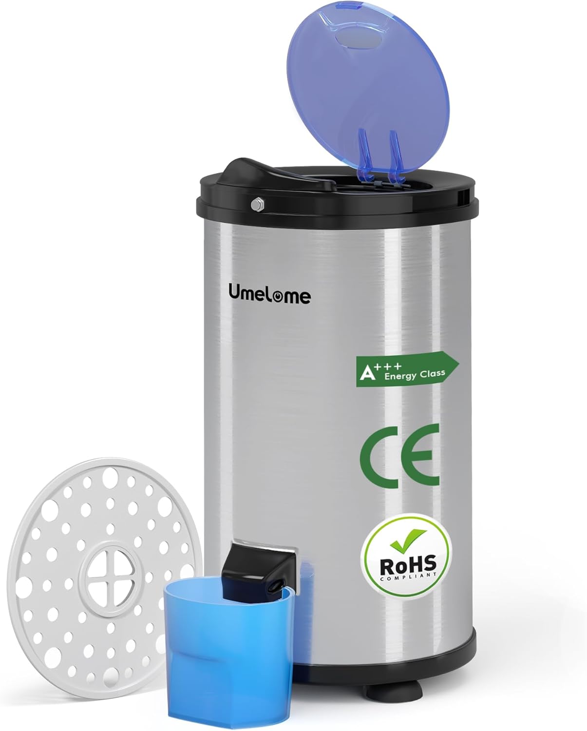 Laundry Spinner 2800 rpm, Energy and Energy-Saving Spinner, 4 kg Clothes Before Spinning, Energy Class A+++, Silver