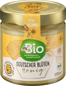 dmBio Honey, German flower honey, 500 g