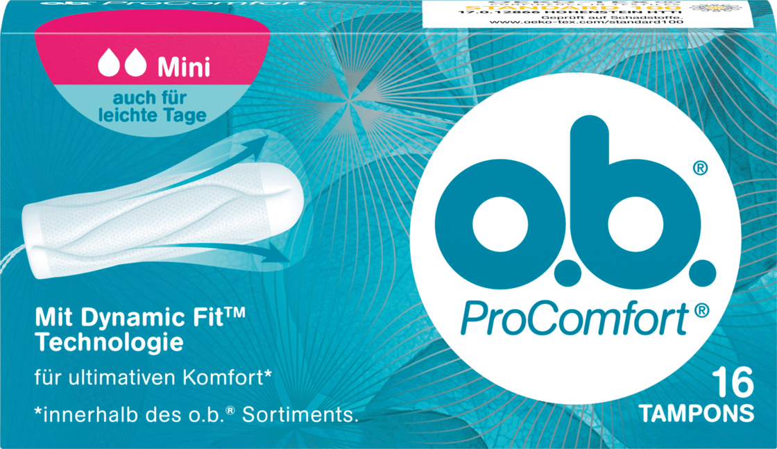 o.b. o.b. Tampons Pro Comfort Mini, 16 St