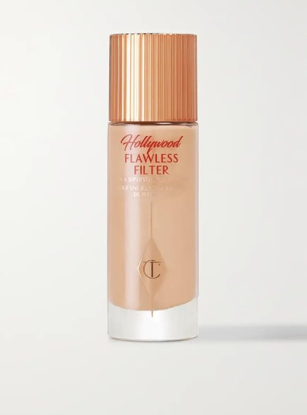 Charlotte Tilbury Original Hollywood Flawless Filter Various Shades Nuances for Light, Medium and Dark Skin 30 ml Bella by Cloud.Sales Cosmetics (4 Medium)