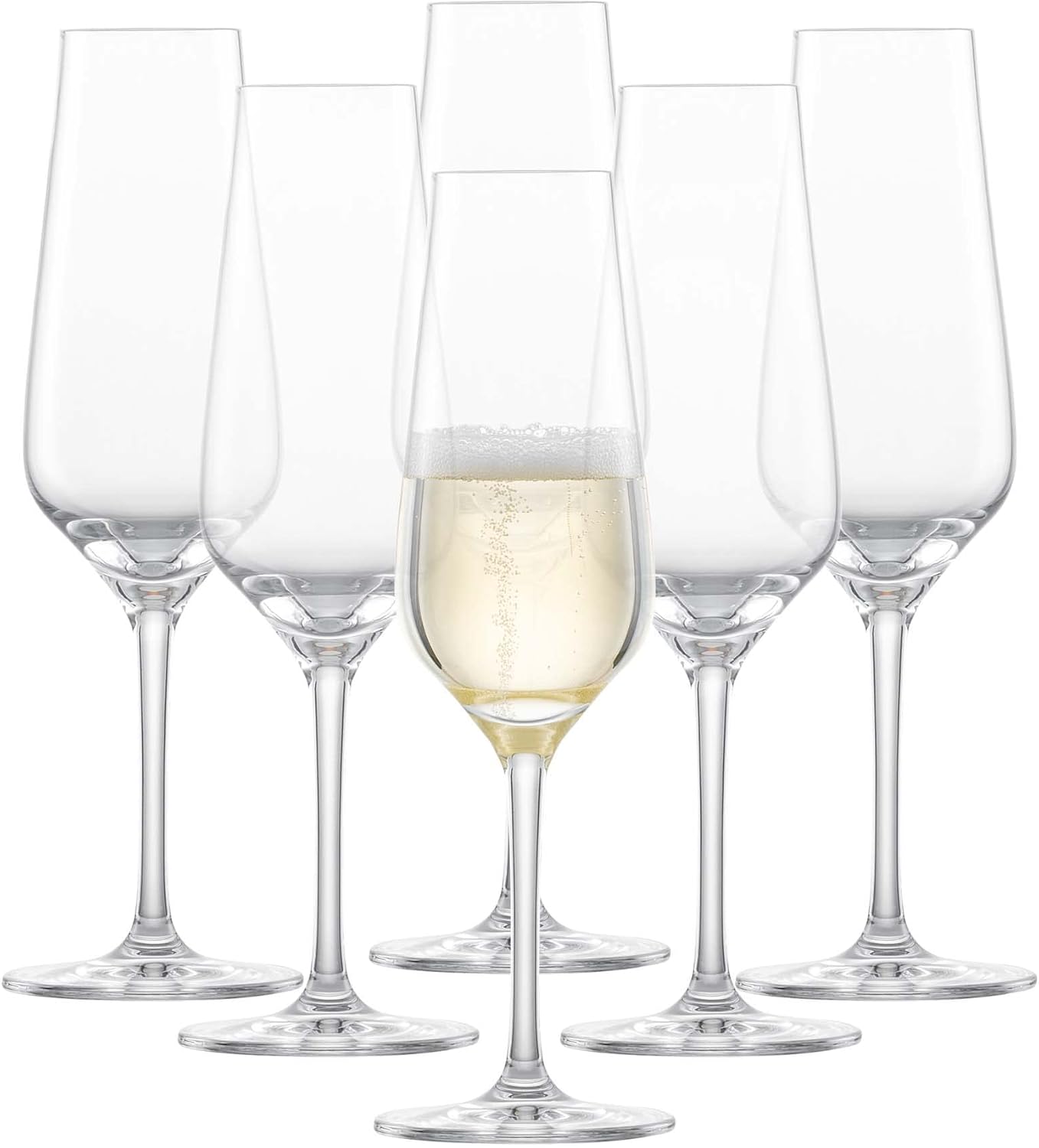 Schott Zwiesel Store Schott Zwiesel 7544270 Feet Clear Crystal Slim Box of 6 Wine Glasses, Transparent, 7,2x7,2x22,8 cm