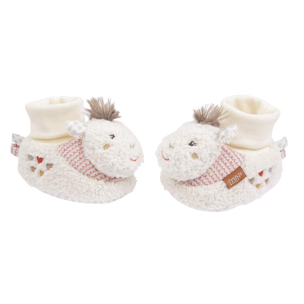 Fehn 091519 Rattle Socks Teddy lama beige