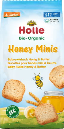 Holle baby food Baby fellows Honey Minis, from the 12th month, 100 g