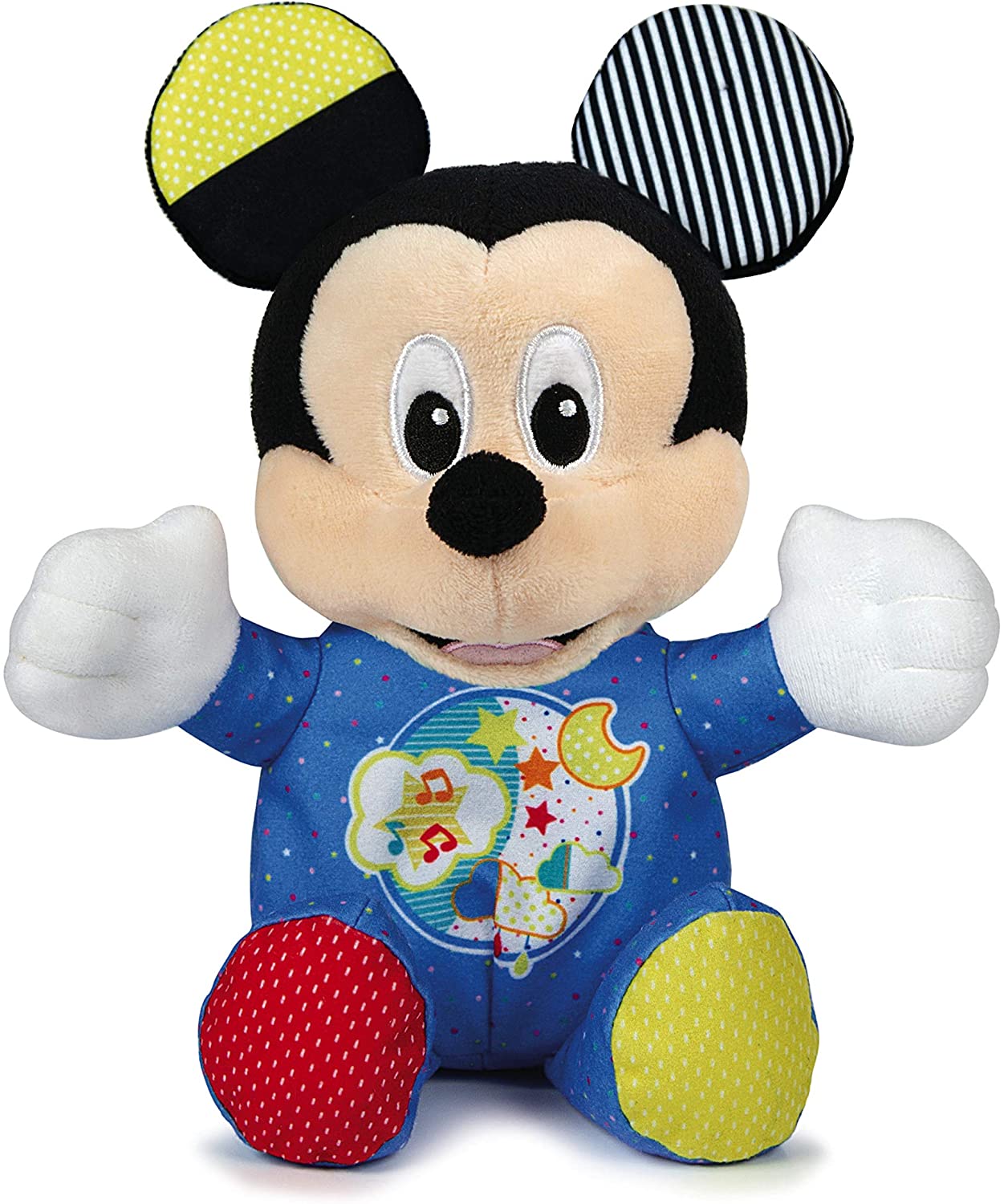 Clementoni 17206 Baby Mickey Light-Up Plush Toy Multi-Coloured