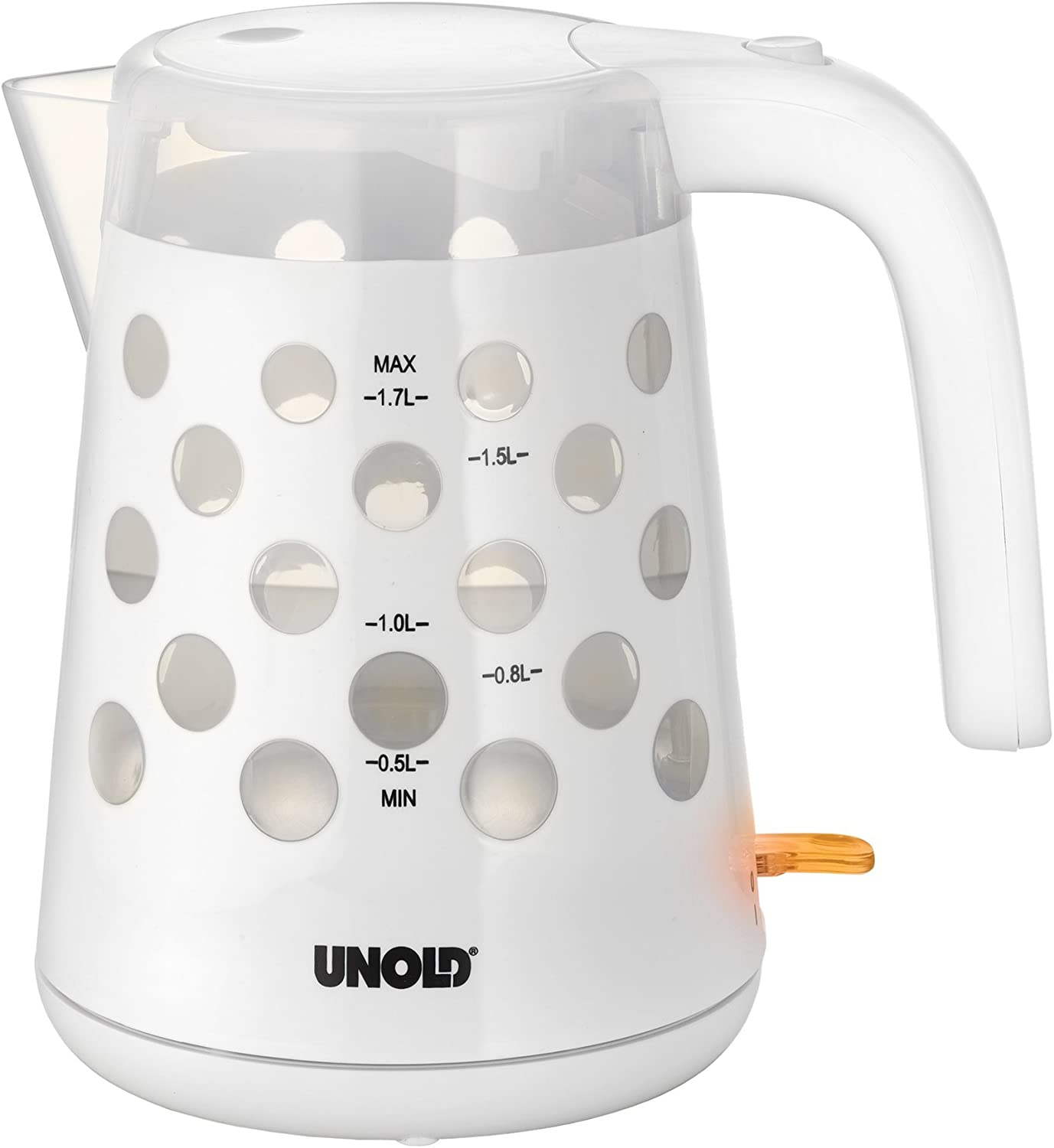 Unold 18540 Flash Pastello Kettle 1.7 Litre, 2200 Watt, White