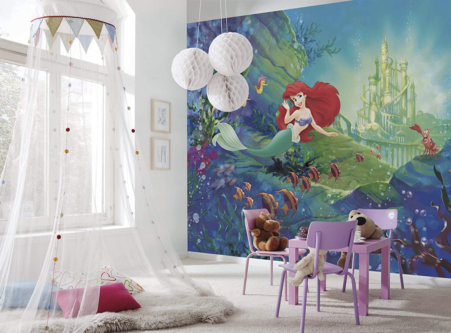 Komar 8 Paper 4021 Photo Wallpaper 368 X 254 Cm "Ariels Castle, Size (Wid