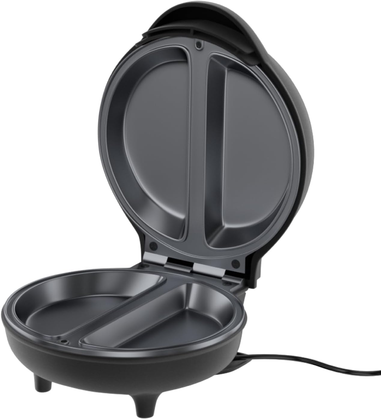 SUPERLEX 750W Omelette Maker - Electric Egg Cooker with Non-Stick Coating, Automatic Temperature Control & Standby Light - Ideal for Omelettes, Scrambled Eggs & Fried Eggs - 18 cm, Cool Grip